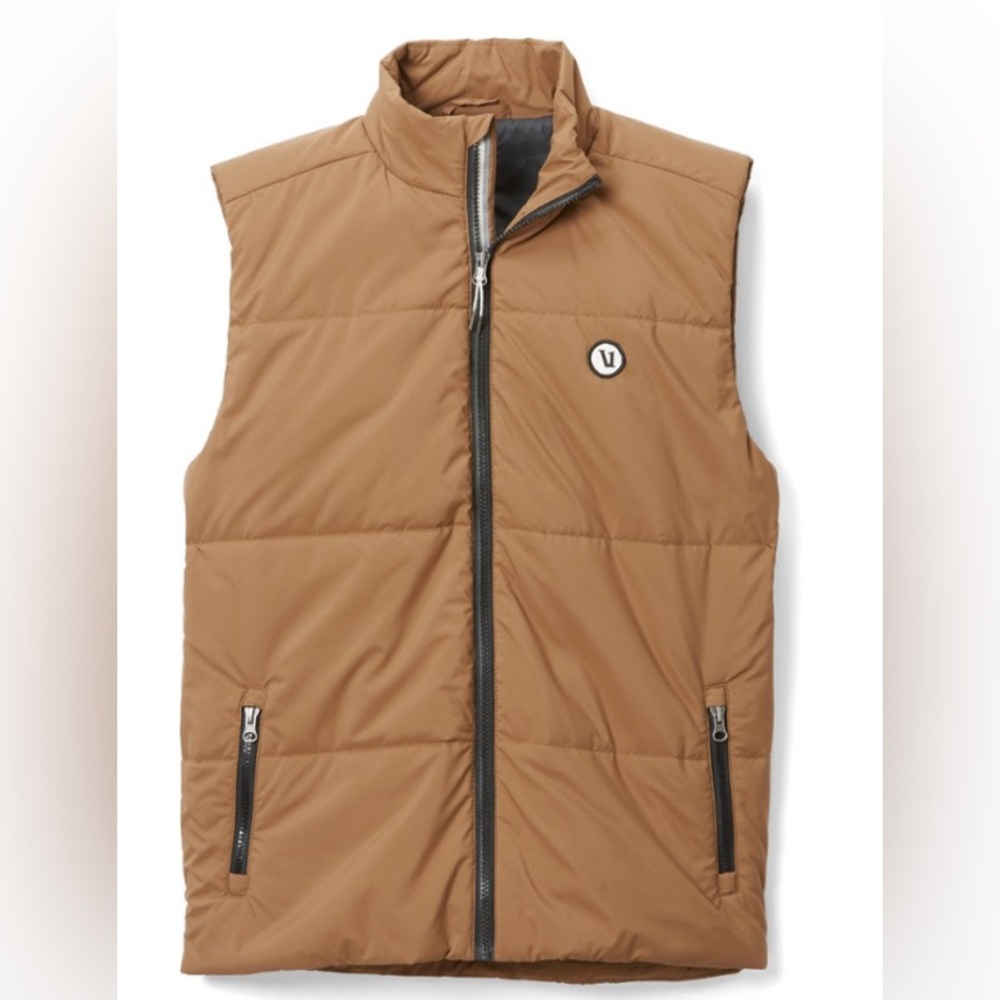Vuori men’s echo insulated vest XL color Acorn